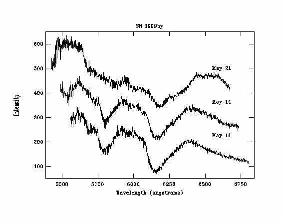 spectra of SN1999by