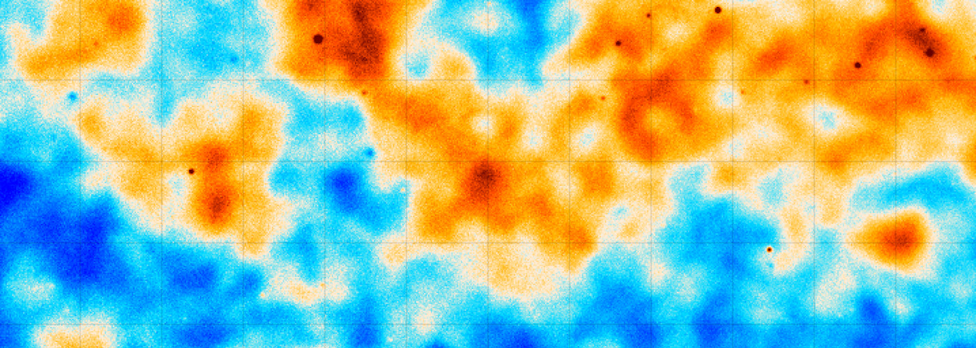 Map of the cosmic microwave background