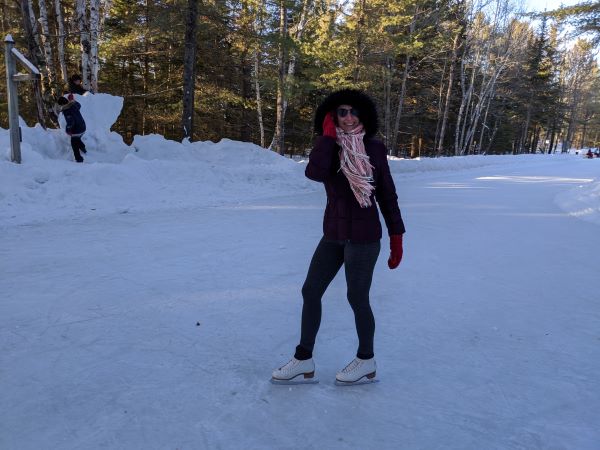 Gwen skating at Arrowhead Park