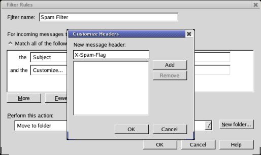 Mozilla - Filter configuration (fig. 2)